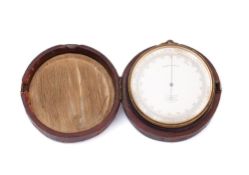 A 19th century gilt brass altimeter by J, Hicks,