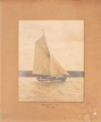 Two early 20th century photographs of yachts, 'Ailsa' and 'Coquette':, 36.