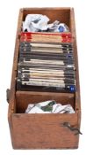 A collection of early 20th century 3 inch diapositive lantern slides of yachts and other craft: