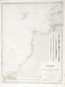 A collection of 19th century and later charts: including 'The Lizard and adjacent rocks',