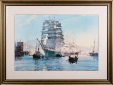 After Montague Dawson- Cutty Sark,:- colour print, 51 x 73cm.