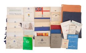 A collection of Royal Naval Volunteers Reserve and Royal Yacht Squadron ephemera: including a RYS