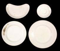 A Union Castle Line earthenware dinner plate by Ashworth Brothers: together with a matching saucer