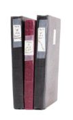 A group of three mid-20th century manuscript ship's log/diaries: two for MV 'Port Chalmers' to