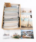 A collection of late 20th century photographs of coastal and other shipping.