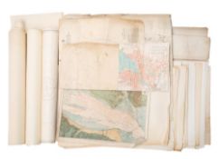 A collection of various charts for Great Britain and Europe: various dates,