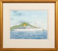 Andrew Dibben (XX-XXI) 'Chusan': watercolour , signed and dated lower right, '96.