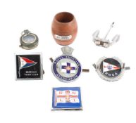 An enamel bar badge for the Royal Yachting Association: together with three others for 'Brixham