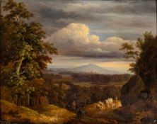 Circle of Edward Charles Williams [1807-1881]- Malvern landscape,
