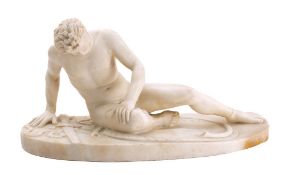 After the Antique, a late 19th century carved alabaster figure,