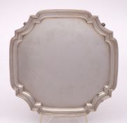 A George VI silver salver, maker Robert Pringle, London,