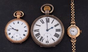 A 9ct gold ladies wristwatch: the movement stamped R&S Swiss Made, the case stamped 9ct, 0.