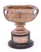 An Elizabeth II silver rose bowl, Alexander Clark & Co Ltd, Birmingham, 1952: inscribed,