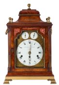 Walter Mitchelson, London, a fine Georgian chiming bracket clock: the eight-day duration,