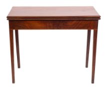 A George III mahogany and sycamore strung tea table, circa 1770,