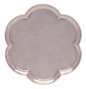 An Elizabeth II silver serving tray, maker William Comyns & Sons Ltd, London,