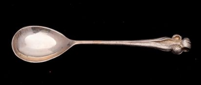 An Elizabeth II silver commemorative Prince of Wales Investiture spoon, maker Garrard & Co Ltd,