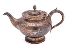 A Victorian silver teapot, maker Charles Reily & George Storer, London,