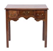 A late George II /early George III mahogany 'lowboy' side table, circa 1760,