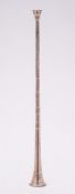 An Edward VII silver horn, maker's mark worn, London,