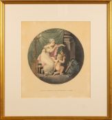 After Francesco Bartolozzi 19/20th Century- Camilla Unarming Before Retiring To Rest;