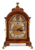 Charles Frodsham, Strand, London, a walnut bracket clock: the eight-day duration,
