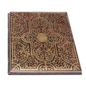 A Victorian boulle work blotter: initialled, of rectangular outline,