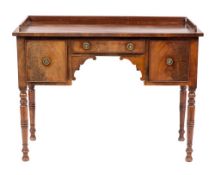 A Regency mahogany washstand or dressing table, early 19th century,