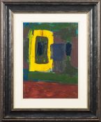 * Clifford Fishwick [1923-1997]- Abstract with Yellow Rectangle,