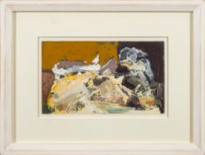 * Clifford Fishwick [1923-1997]- Abstract,:- signed and dated '91 bottom right oil on paper,