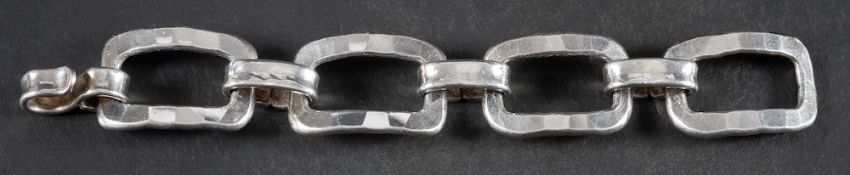 Jacob Hull for Buch & Deichmann, bracelet,: silver plated metal, Copenhagen, 1970s,
