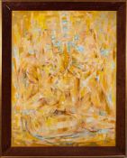 * George Mayer-Marton [1897-1960]- Couple In The Sun,1959,:- oil on canvas, 90 x 70cm.