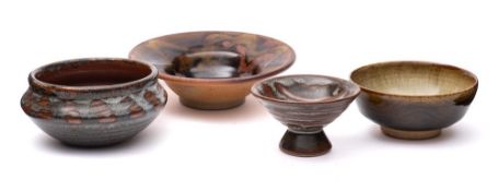 *Mark Melbourne [Contemporary] for Muchelney Pottery four stoneware bowls: all circular,
