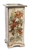 *Colin Kellam [1942 - 2020] a stoneware stick stand: of square profile with flat lip and on four