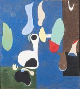 WITHDRAWN LOT * William Lyons-Wilson [1892-1981] - Still Life with White Gourd and Blue Stocking,