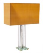 A glass table lamp, modern,