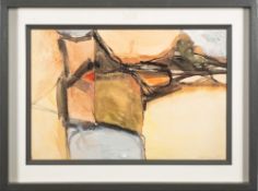 * Clifford Fishwick [1923-1997]- Promontory,:- signed and dated '60 bottom right watercolour,