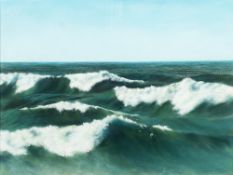 * Annabel Greehalgh [Contemporary]- Green Energy,:- signed and dated 2001 bottom right pastel,