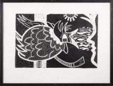 * Alan Cracknell [Contemporary]- Fire Breathing Buck; Mohican and Things; 3 Heads with Big Noses,