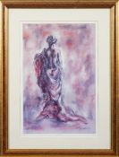 * Joy Kirton-Smith [Contemporary]- Odile; Titanium,:- two prints, each signed with initials,
