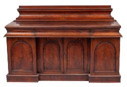 An early Victorian mahogany sideboard, circa 1840,