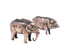 An Edward VII silver novelty pin cushion, maker Cornelius Saunders & Francis Shepherd, Birmingham,