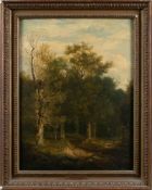 Attributed to John White Abbott [1763-1851]- Fordlands, Devon, wooded landscapes, a pair,