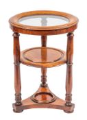 A Regency mahogany circular washstand, circa 1815,