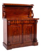 A Victorian mahogany chiffonier, circa 1870,
