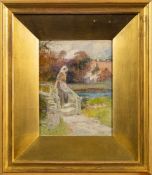 Thomas Mackay [1851-1920]- The Millers Daughter,:- signed bottom left further signed,