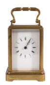 Delepine-Barrois a one-piece carriage clock: the eight-day duration,