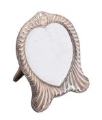 A Victorian silver framed easel mirror, maker William Comyns, London,