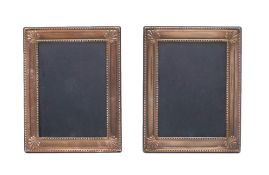 A pair of Elizabeth II silver photo frames, maker Carrs of Sheffield, Sheffield,