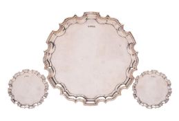 An Elizabeth II silver salver, maker Carr's of Sheffield, Sheffield,